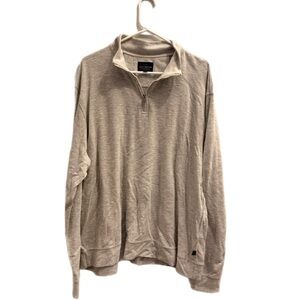 Lucky Brand Men's Light Gray Zip-Up Sweater